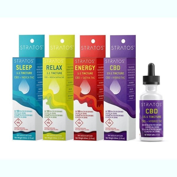 10:1 CBD:THC (1000mg CBD/100mg THC)