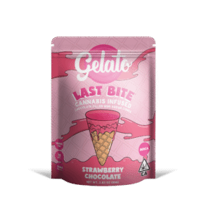 GELATO | Last Bites Strawberry Chocolate Mini Cones – 100mg