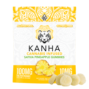 KANHA | Pineapple – Sativa Gummies – 100mg