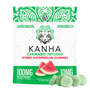 KANHA | Watermelon Hybrid Gummies – 100mg