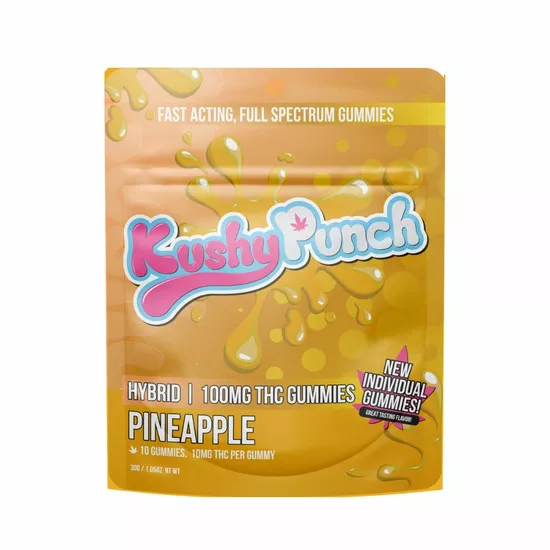Kushy Punch Pineapple Gummies (H) - Individual