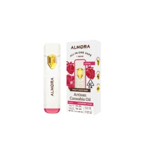 Raspberry Haze [1000mg] Almora 100% Fruit Live Resin All-In-One